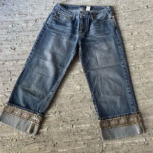 Apt 9 embellished jeans. Size 10